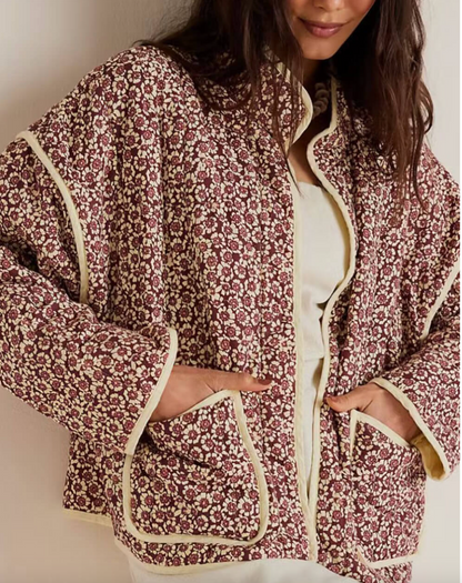 FLORINA |  CHAQUETA ACOLCHADA FLORAL