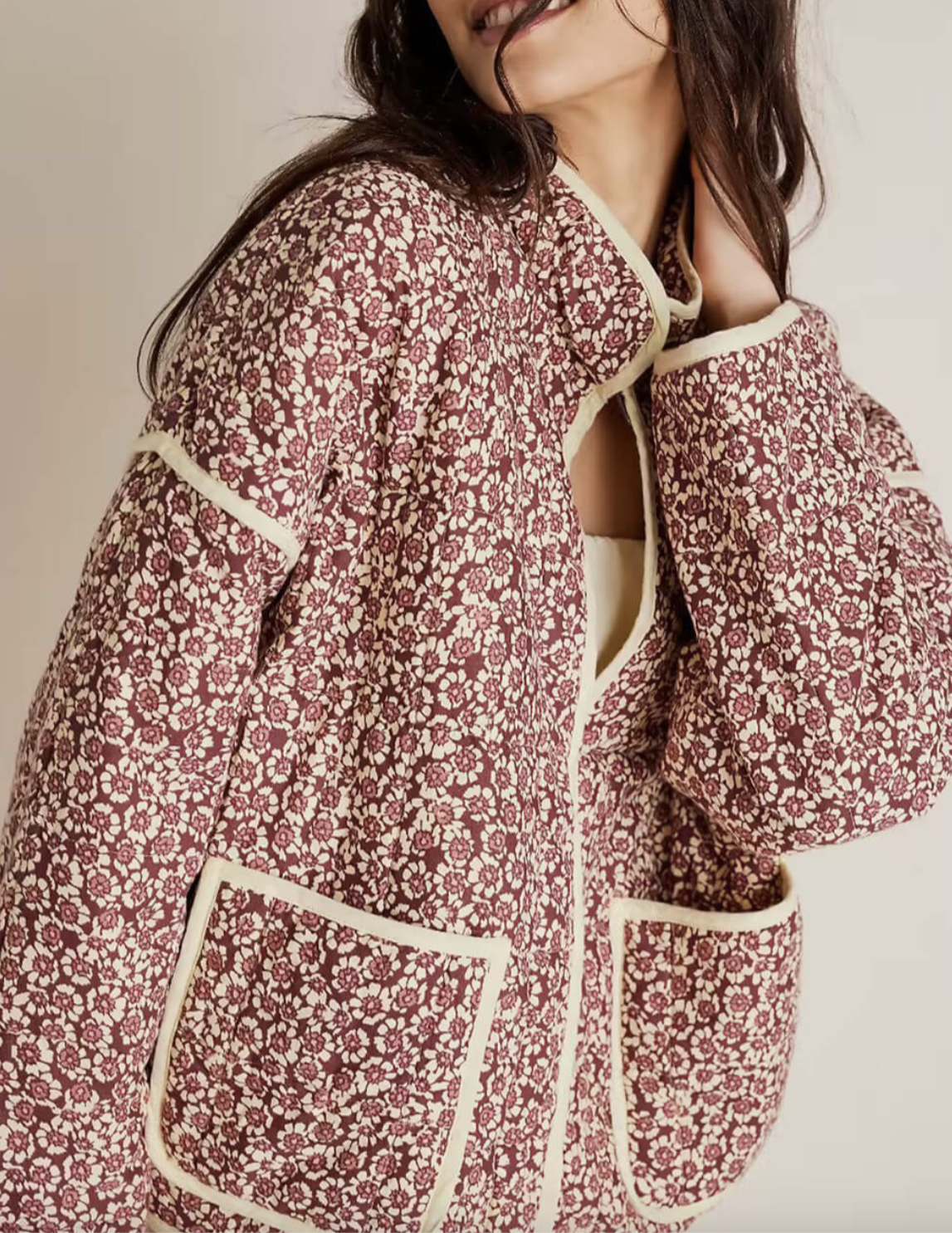 FLORINA |  CHAQUETA ACOLCHADA FLORAL