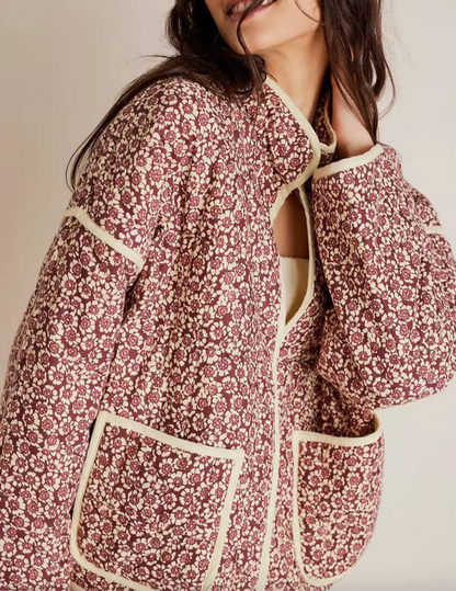 FLORINA |  CHAQUETA ACOLCHADA FLORAL