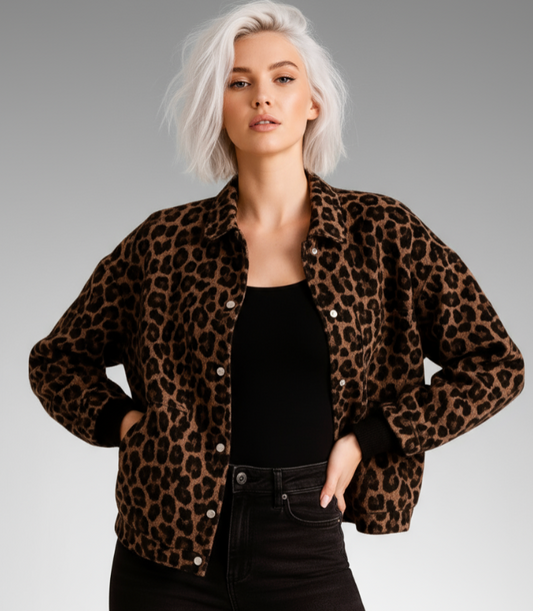 ALISIA | CHAQUETA DE LEOPARDO