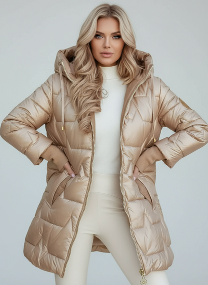 ZEPRINI | ABRIGO IMPERMEABLE SATINADO