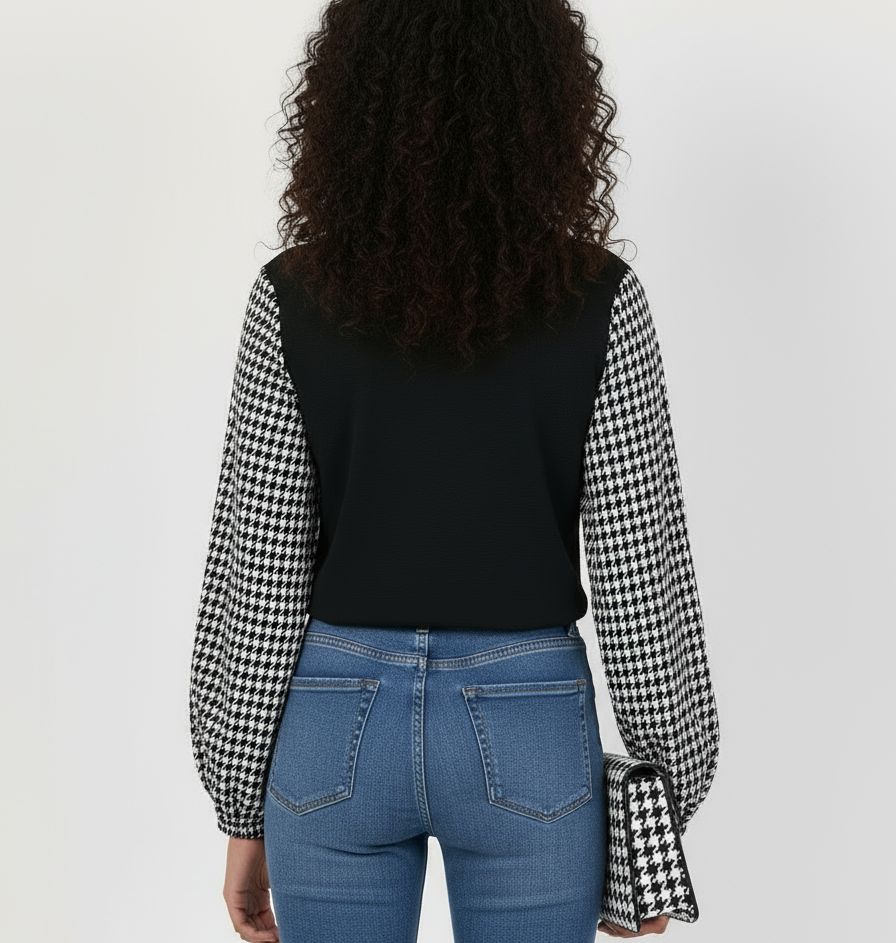 OLIVIA PRETTY | BLUSA EFECTO CHALECO Y CAMISA