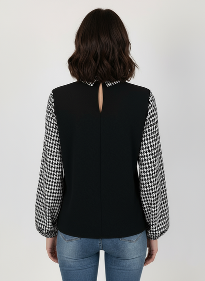 OLIVIA PRETTY | BLUSA EFECTO CHALECO Y CAMISA