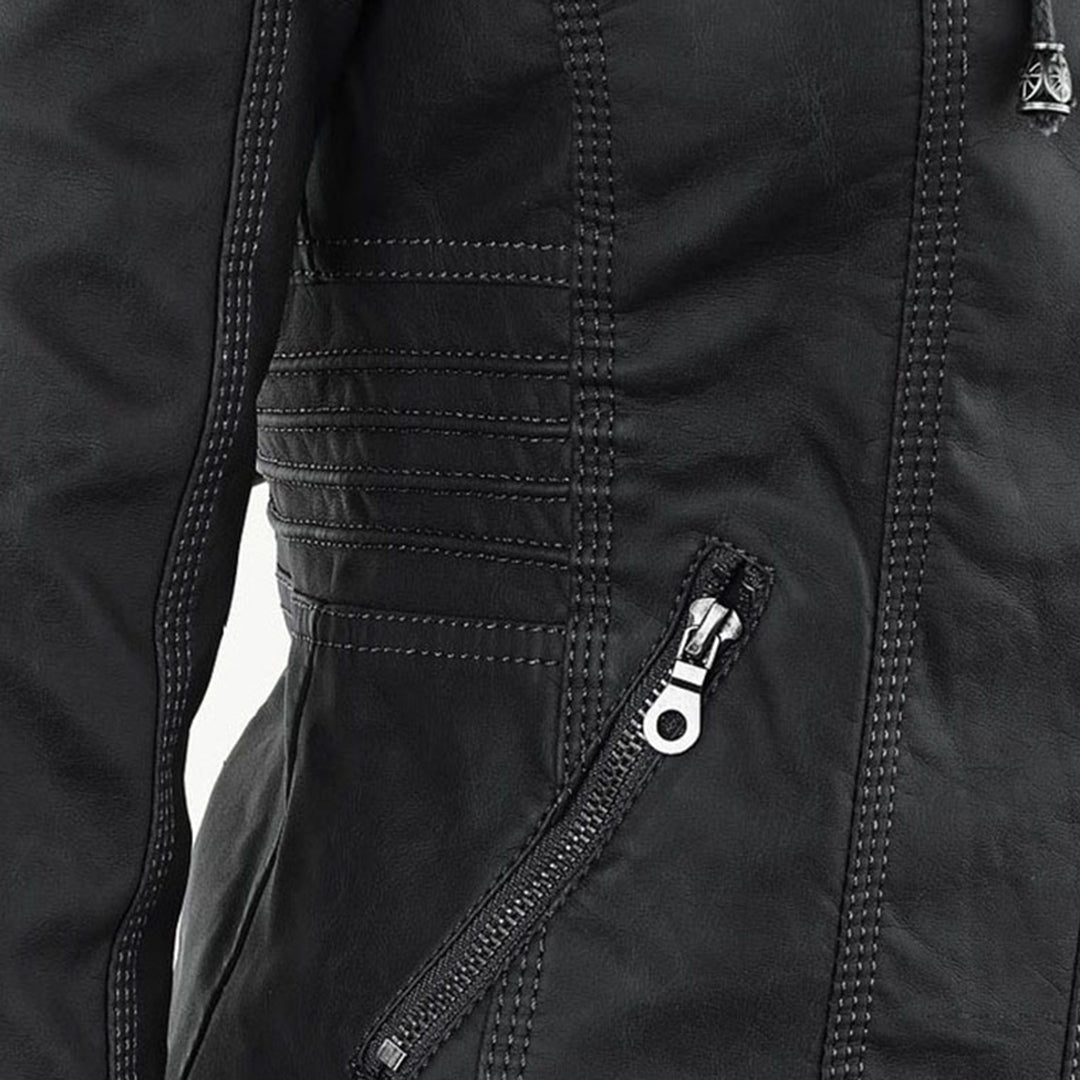 PIA | CHAQUETA DE PIEL CUERO