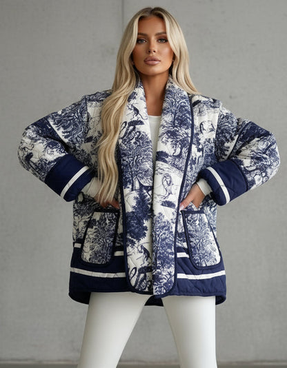 VINTAGE PAINT BLUE | CHAQUETA ACOLCHADA EDICIÓN LIMITADA