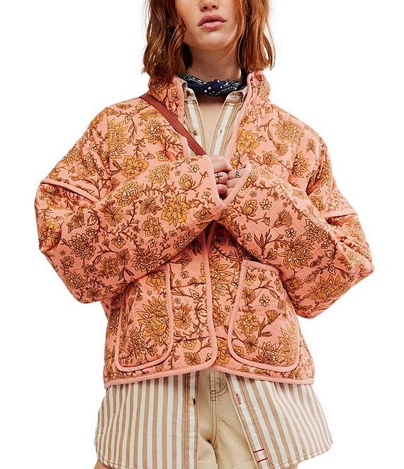VINTAGE TERRACOTTA | CHAQUETA ACOLCHADA FLORAL