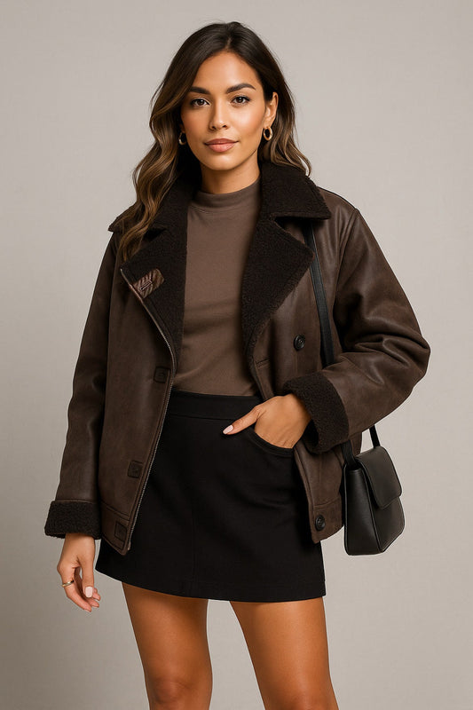 SOPHIA | CHAQUETA PREMIUM CON BORREGUITO INTERIOR