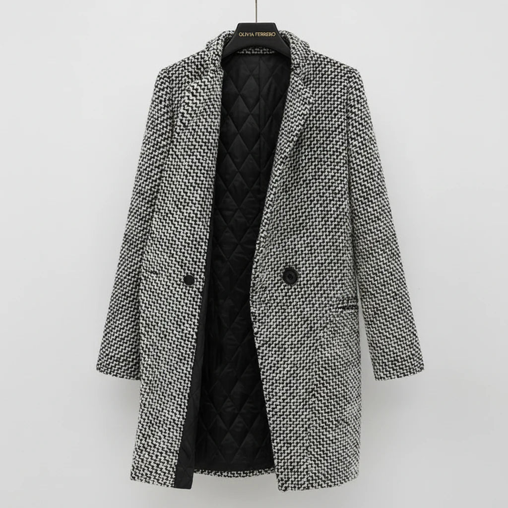 CLAUDIA | ABRIGO ELEGANTE TWEED