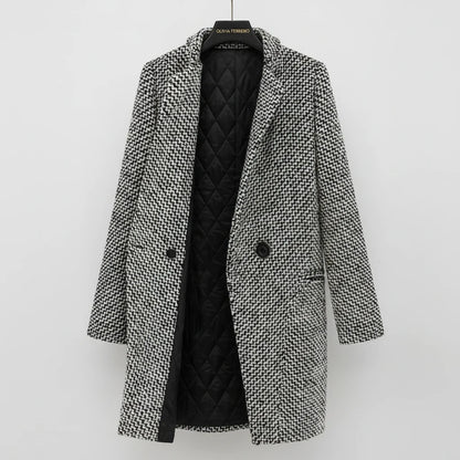 CLAUDIA | ABRIGO ELEGANTE TWEED