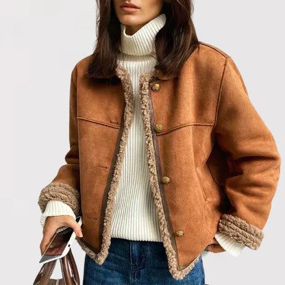 ROSALIA | CHAQUETA BOMBER CON BORREGUITO