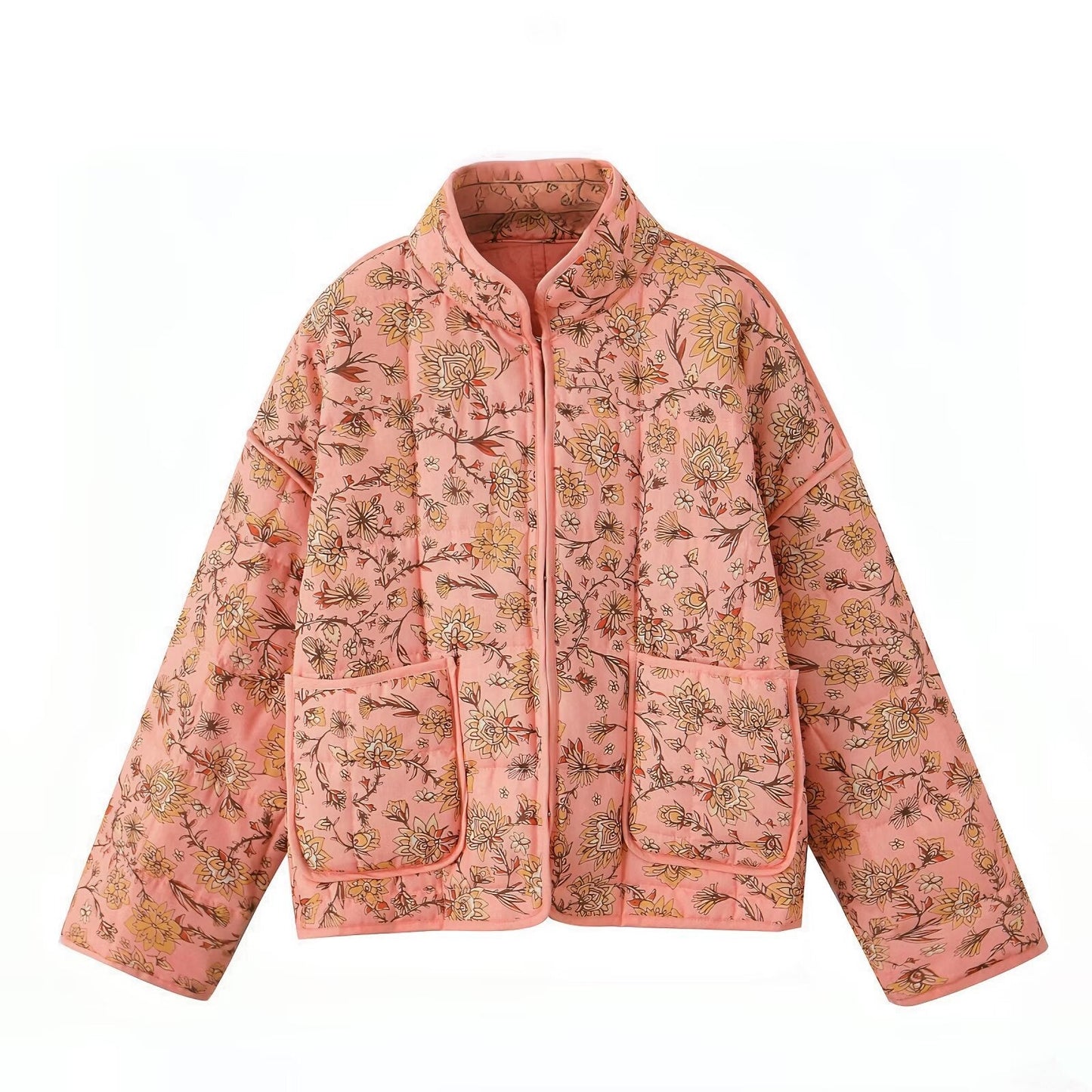 VINTAGE TERRACOTTA | CHAQUETA ACOLCHADA FLORAL
