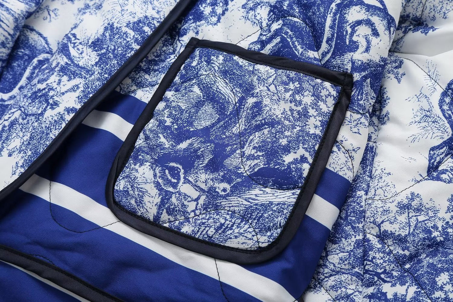 VINTAGE PAINT BLUE | CHAQUETA ACOLCHADA EDICIÓN LIMITADA