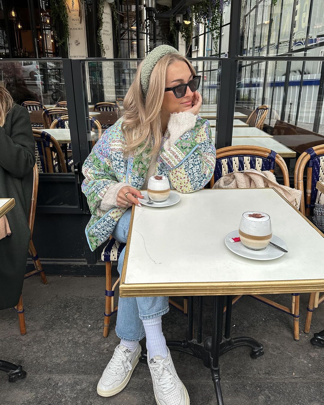 OLIVIA GARDEN | CHAQUETA ACOLCHADA PARCHEADA