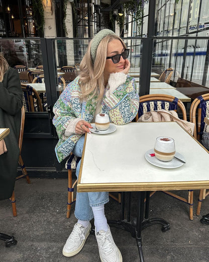 OLIVIA GARDEN | CHAQUETA ACOLCHADA PARCHEADA