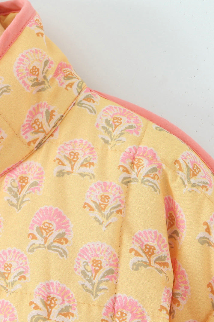 VINTAGE TERRACOTTA | CHAQUETA ACOLCHADA FLORAL