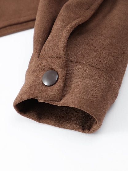 WESTERN SOUL | CHAQUETA DE ANTE EFECTO GAMUZA CON FLECOS