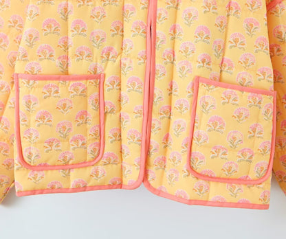 VINTAGE TERRACOTTA | CHAQUETA ACOLCHADA FLORAL