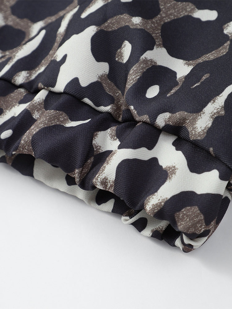 LEOPARD CHIC | BOMBER ACOLCHADA CON ANIMAL PRINT