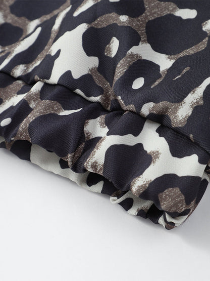 LEOPARD CHIC | BOMBER ACOLCHADA CON ANIMAL PRINT