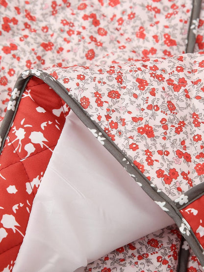 ROUGE | CHAQUETA ACOLCHADA ROJO FLORAL