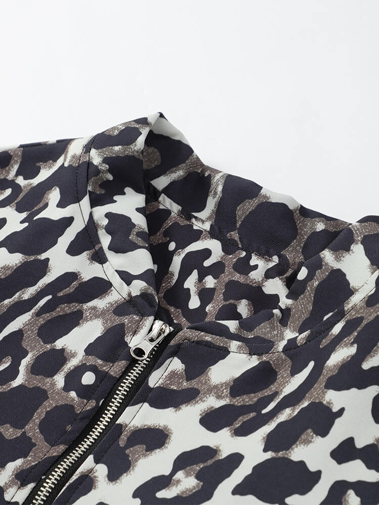 LEOPARD CHIC | BOMBER ACOLCHADA CON ANIMAL PRINT