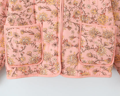 VINTAGE TERRACOTTA | CHAQUETA ACOLCHADA FLORAL