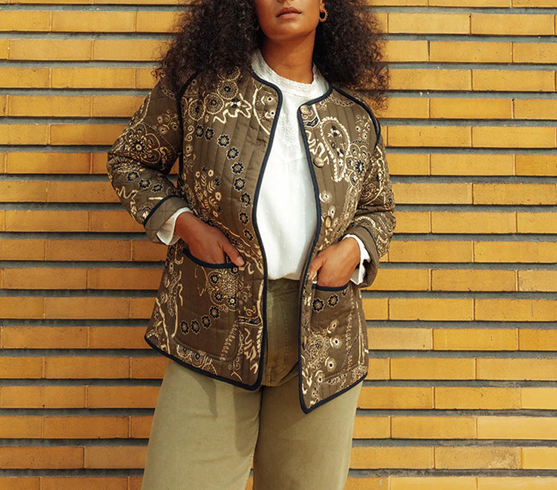 BOHO | CHAQUETA ACOLCHADA ESTAMPADA