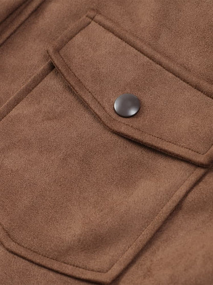 WESTERN SOUL | CHAQUETA DE ANTE EFECTO GAMUZA CON FLECOS