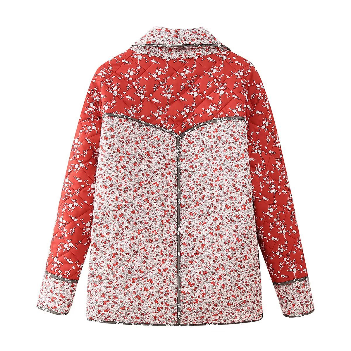 ROUGE | CHAQUETA ACOLCHADA ROJO FLORAL