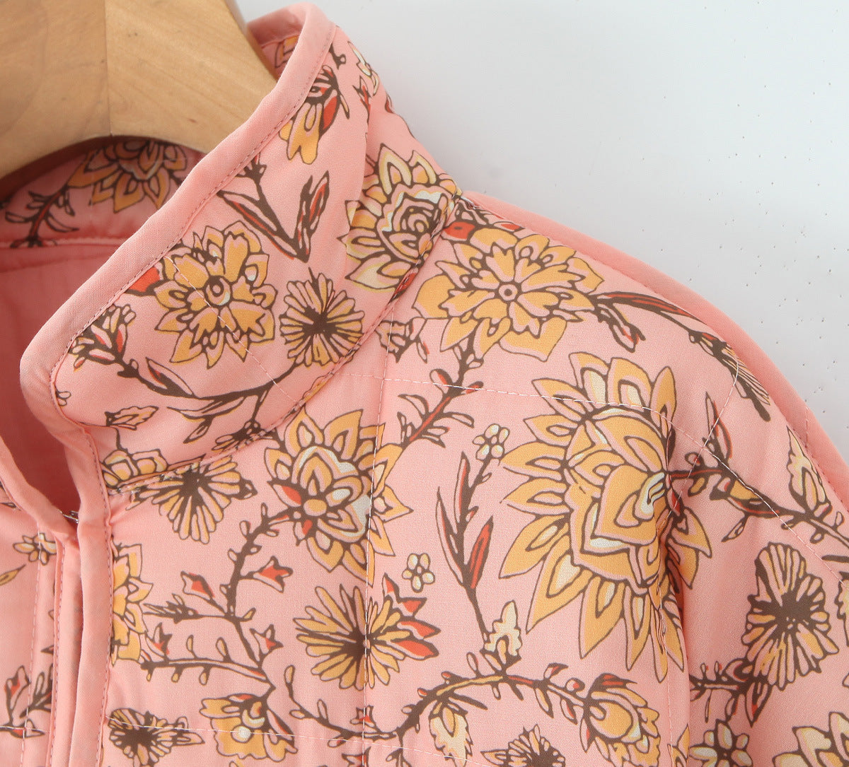 VINTAGE TERRACOTTA | CHAQUETA ACOLCHADA FLORAL