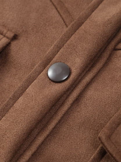 WESTERN SOUL | CHAQUETA DE ANTE EFECTO GAMUZA CON FLECOS