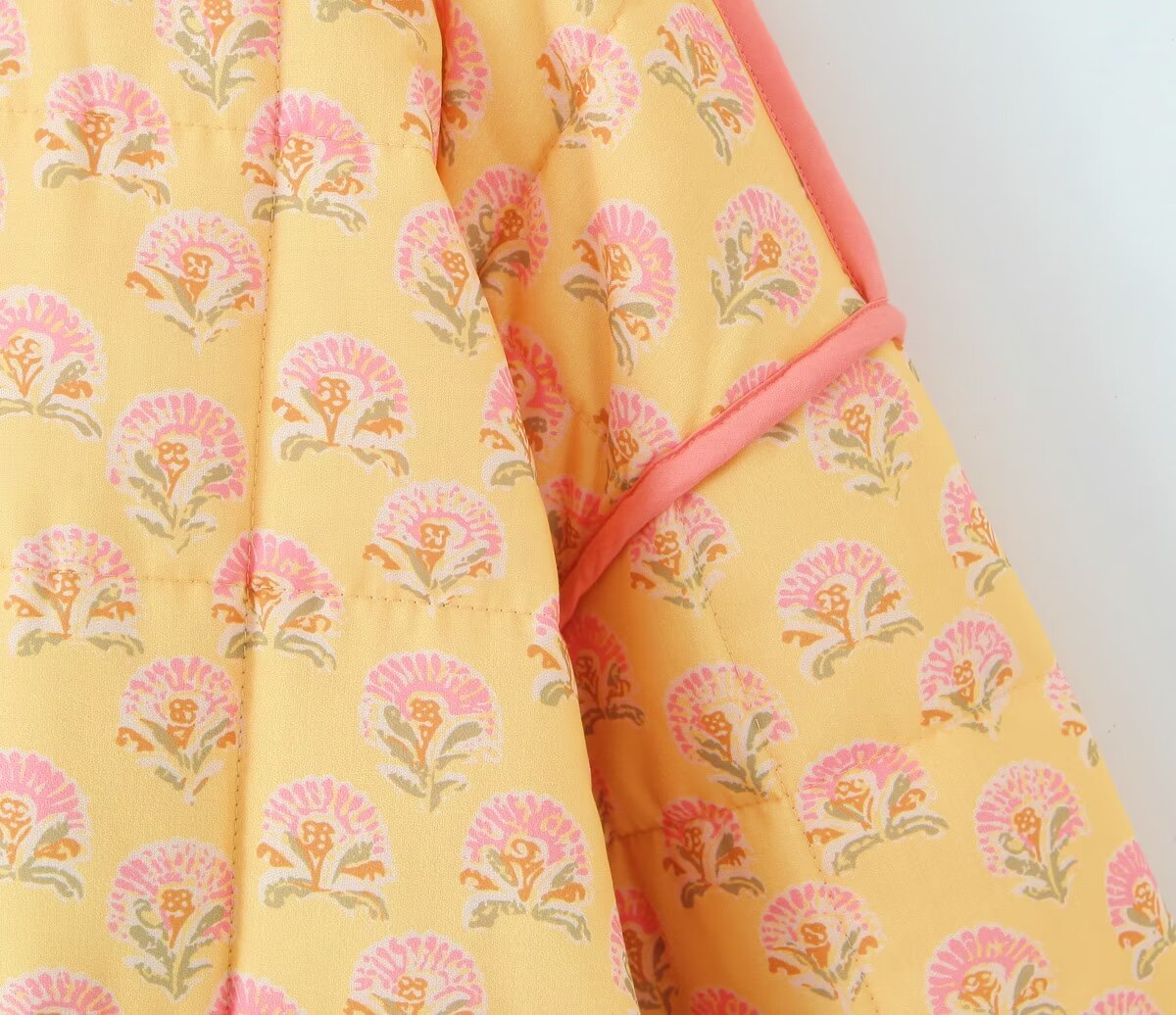 VINTAGE TERRACOTTA | CHAQUETA ACOLCHADA FLORAL