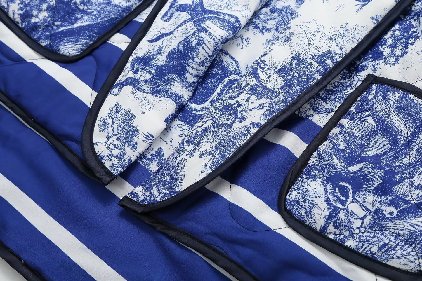 VINTAGE PAINT BLUE | CHAQUETA ACOLCHADA EDICIÓN LIMITADA