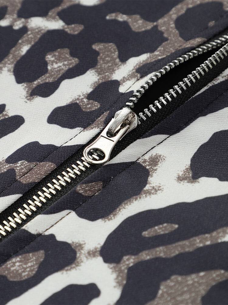 LEOPARD CHIC | BOMBER ACOLCHADA CON ANIMAL PRINT