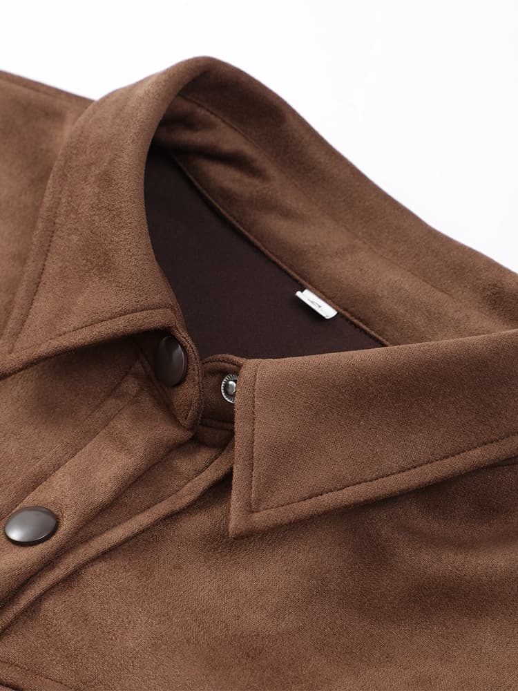 WESTERN SOUL | CHAQUETA DE ANTE EFECTO GAMUZA CON FLECOS