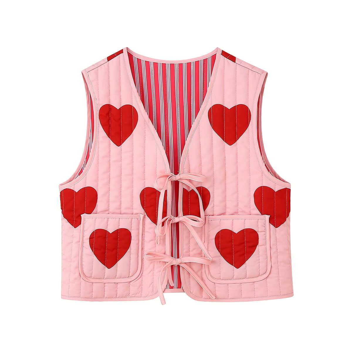 LOVE EDITION | CHALECO ACOLCHADO DE CORAZONES