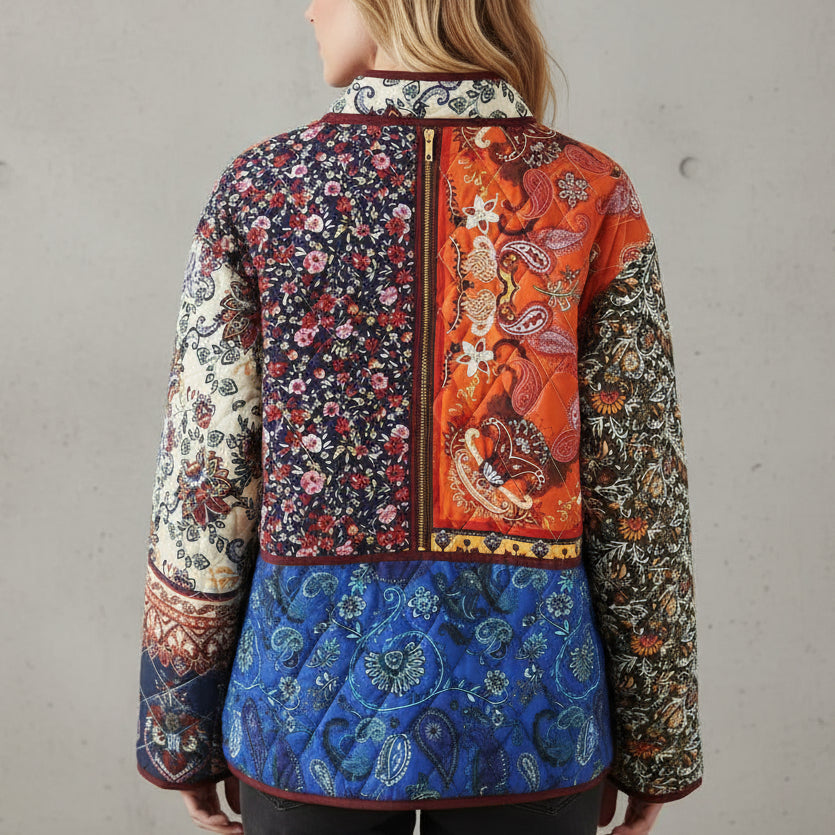 CHAQUETA ACOLCHADA PATCHWORK VINTAGE