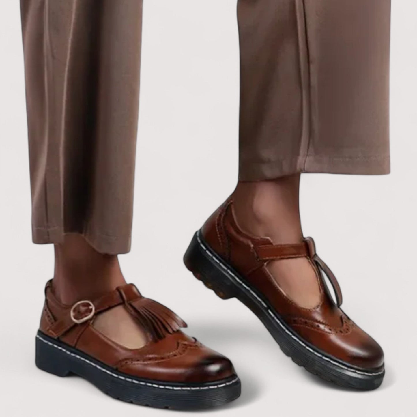 SARAH MAGÁN | ZAPATO RETRO CON FLECO