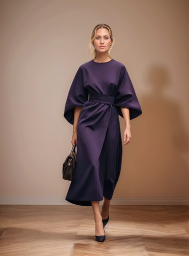 OSLO| VESTIDO MINIMALISTA CON CINTURÓN AJUSTABLE