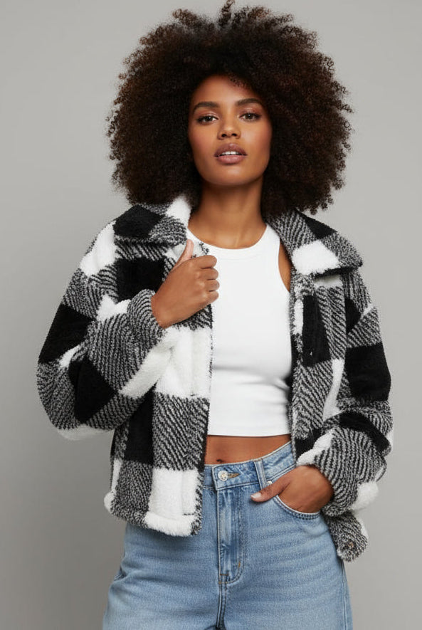 CHICAGO | CHAQUETA A CUADROS OLIVIA