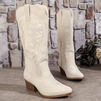 ELSA | BOTA COWBOY ANGEL BLANCO