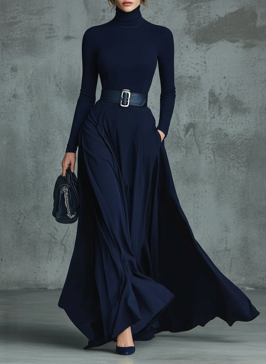 ATLANTA | VESTIDO DARK BLUE OLIVIA