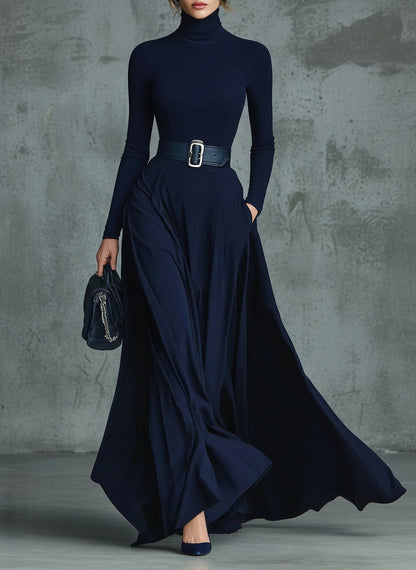 ATLANTA | VESTIDO DARK BLUE OLIVIA