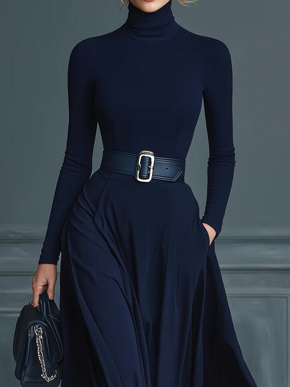 ATLANTA | VESTIDO DARK BLUE OLIVIA