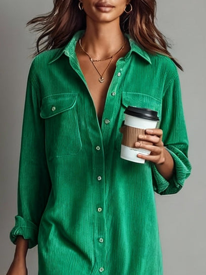 ARIZONA | VESTIDO CAMISERO DE ANTELINA CON BOLSILLOS