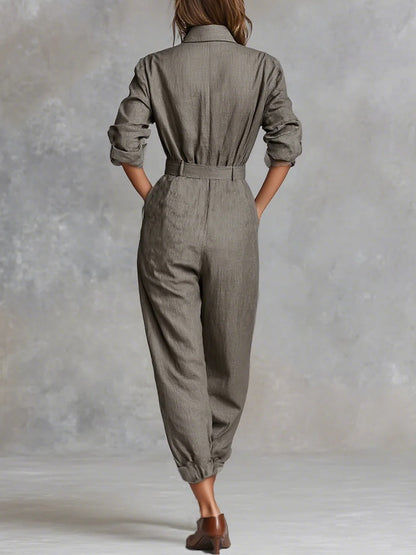 MUSE | MONO CAMISERO ELEGANTE GRIS