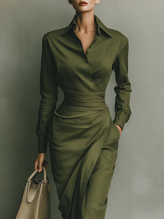 ORLEANS | VESTIDO ARMY MAXI DRESS