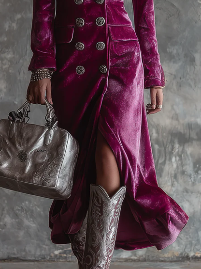 MILÁN | VESITIDO BLAZER TERCIOPELO PREMIUM