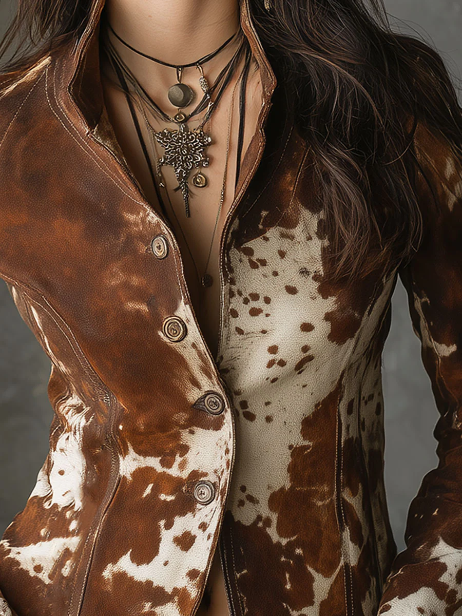 TEXAS | CHAQUETA VINTAGE ANIMAL PRINT