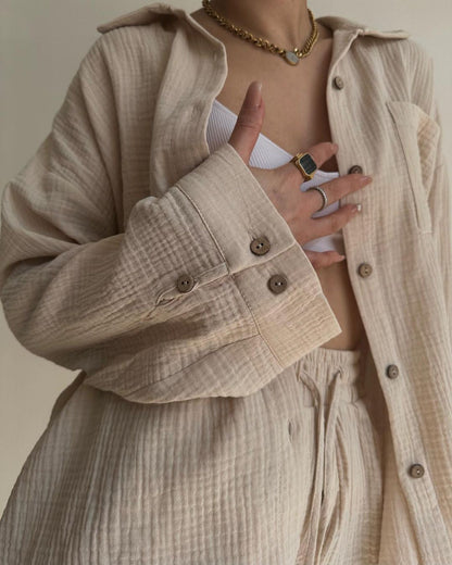 BRITGE | CONJUNTO DE LINO